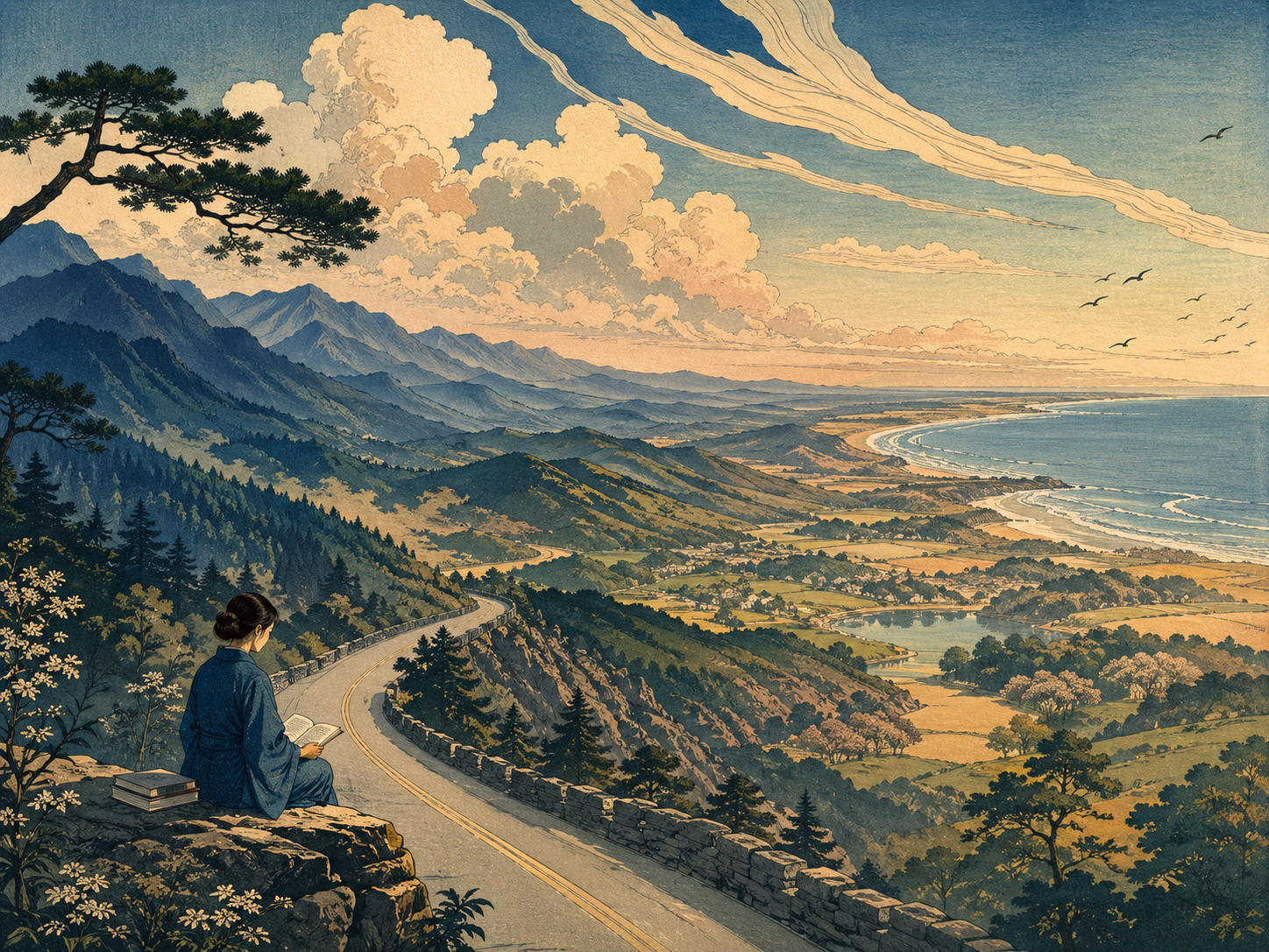 山から海へ続くノースカロライナの読書ルート